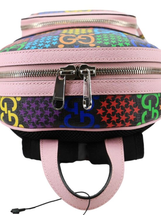 Gucci  Psychedelic GG Supreme Monogram Canvas Backpack Bag Multicolor 601296 main image 10